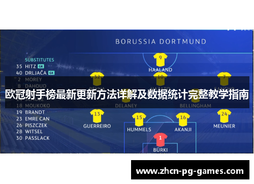 欧冠射手榜最新更新方法详解及数据统计完整教学指南 欧冠射手榜最新更新方法详解及数据统计完整教学指南